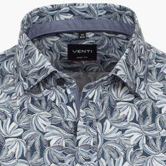 Сорочка мужская Venti Body Fit 144210900-100 с тропическим принтом