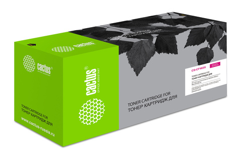 Картридж лазерный Cactus CS-CF463X пурпурный (22000стр.) для HP Color LJ Enterprise M652dn, M653dn, M681dh