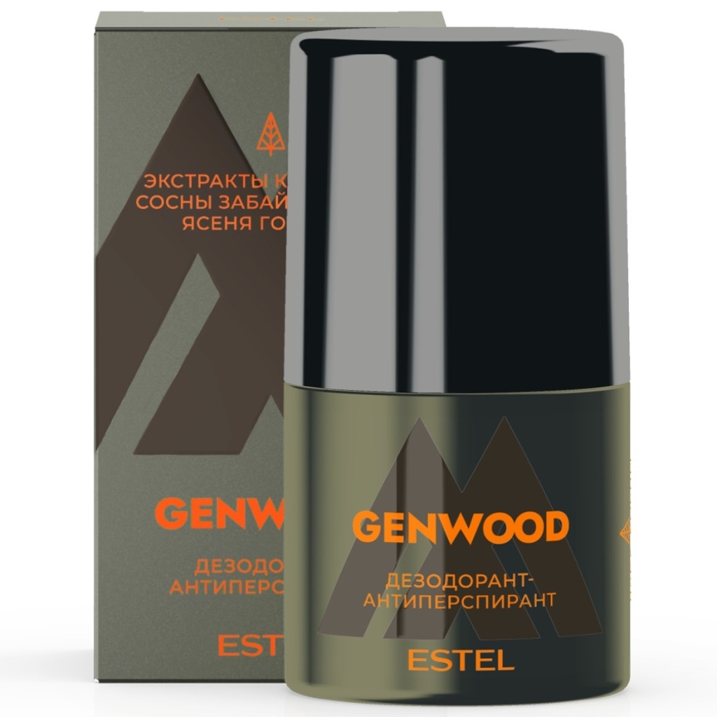 ESTEL GENWOOD Дезодорант - антиперспирант, 50 мл