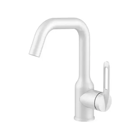 Смеситель для раковины Haiba нержавеющая сталь, белый HB10825-8