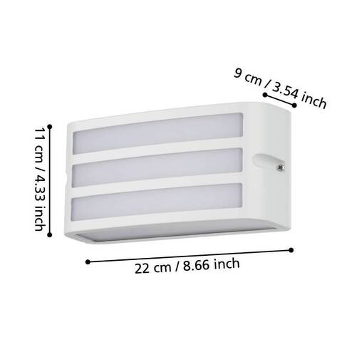 Уличный настенный светильник Eglo CAMARDA 900809