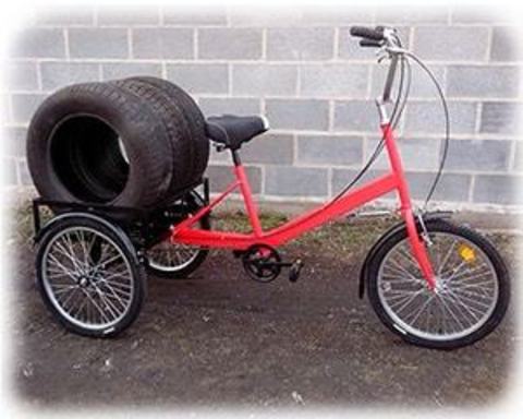 Триколісні велосипеди вантажопідйомністю до 200 кг