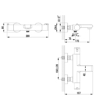 Смеситель для ванны термостатический LEMARK YETI LM7832C