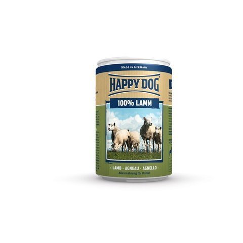 купить Happy Dog 100% LAMM монобелковый влажный корм (консервы) для взрослых собак с ягненком 400 гр