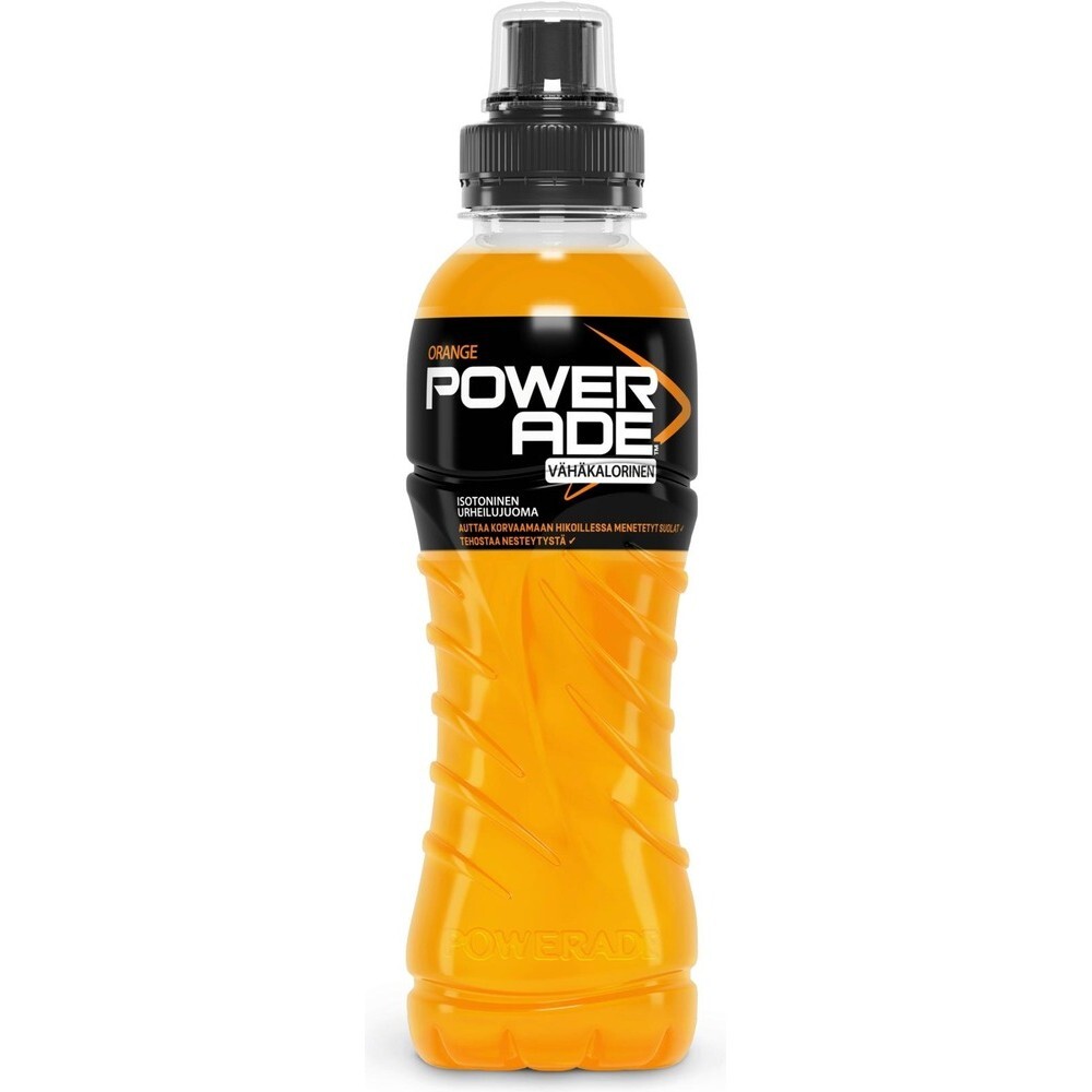 Спортивный напиток Powerade Appelsiini Urheilujuoma Muovipullo 0.5 L –  купить за 690 ₽ с доставкой из Финляндии