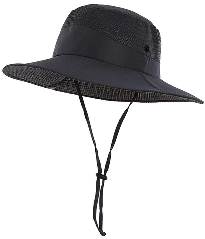 Картинка шляпа Skully Wear Wide Brim black - 2