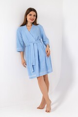 Халат Дрёма-3 Виотекс ГОЛУБОЙ