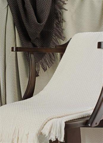 Плед-покрывало 165x240 L'appartement Fresno слоновая кость