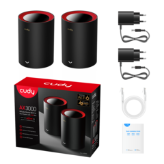 Бесшовный Mesh роутер Cudy M3000 - Mesh-система Wi-Fi 6 AX3000 с портом WAN 2,5 Гбит/с M3000