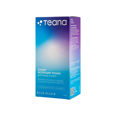 TEANA BE1 Синяя эссенция-тоник для лица и шеи серии BLUE ELIXIR, 100 мл
