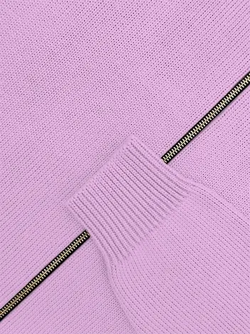 Толстовка на замке из шелка