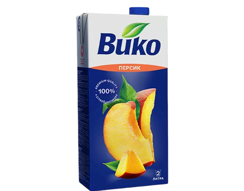 Сок Вико 2л персик, шт