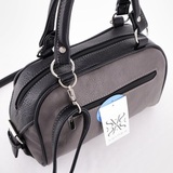 Сумка Саломея 257 мульти итальянский серо-черный