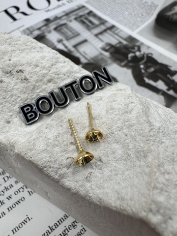 Швензы для серег 2 шт (пара) золото без заглушек