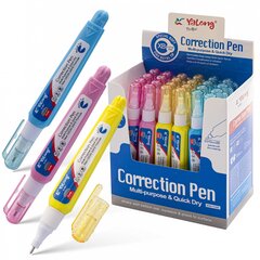
          Корректор-ручка Yalong, 3гр, на химической основе, металл. наконечник, яркий цветной корпус, ассорти, уп. 24 шт