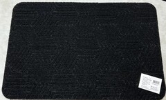 Коврик придверный влаговпитывающий Пирамида Лазер без канта черный