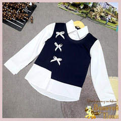 Джемпер-обманка д (9-13) 260415-WD191