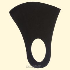 Чёрная многоразовая маска для лица