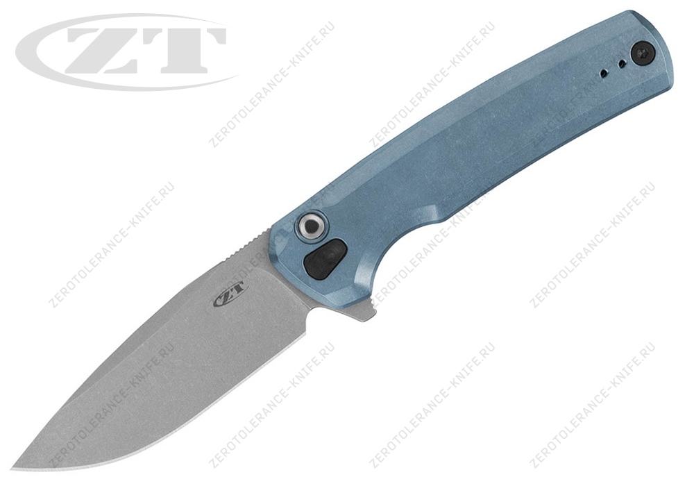 Нож Zero Tolerance 0044BLU S90V Button Lock Flipper