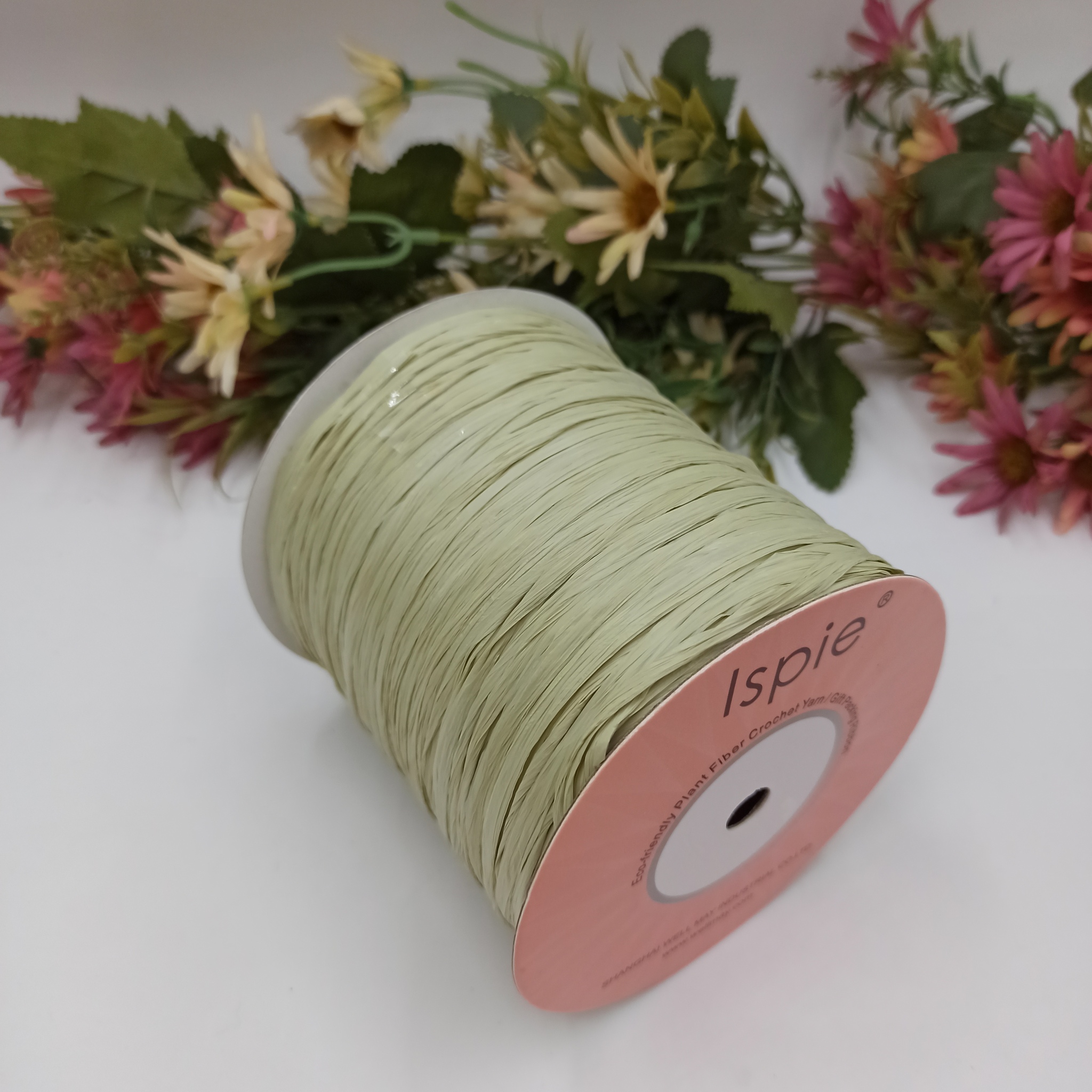 Рафия ISPIE 250 м Green tea матовый 7492106