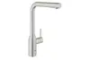 GROHE Essence 30504DC0 Смеситель для кухонной мойки с вытяжным изливом 2jet, суперсталь