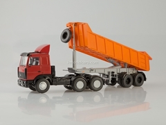 MAZ-6422 with semitrailer-tipper MAZ-9506-20 1:43 Start Scale Models (SSM)