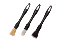 Glosswork Multi-Use Detailing Brush Set Набор кистей для детейлинга из 3х штук, диаметр 24мм