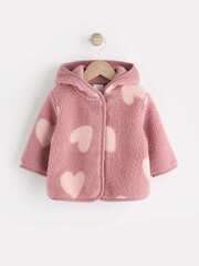 Куртка флисовая для девочки Next K91-435, Розовый