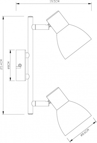 Потолочный светильник Arte Lamp FALENA A3117PL-2WH
