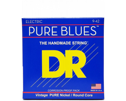 Pure blues. Струна d'Addario j2705. Струны d'Addario xte0946. Струны Dr BKA 11 Black. Блюз никель.