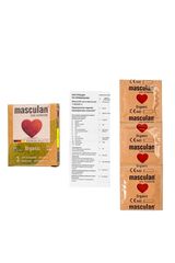 Экологически чистые презервативы Masculan Organic - 3 шт. - 