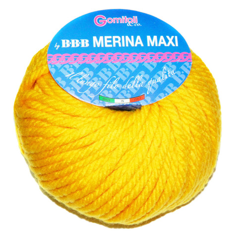 Пряжа Merina Maxi, 100г, 60м,50%шерсть, 50%акрил (цена за уп.)