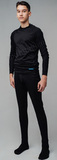 Комплект термобелья с ветрощащитой Nordski Active WS Black NEW