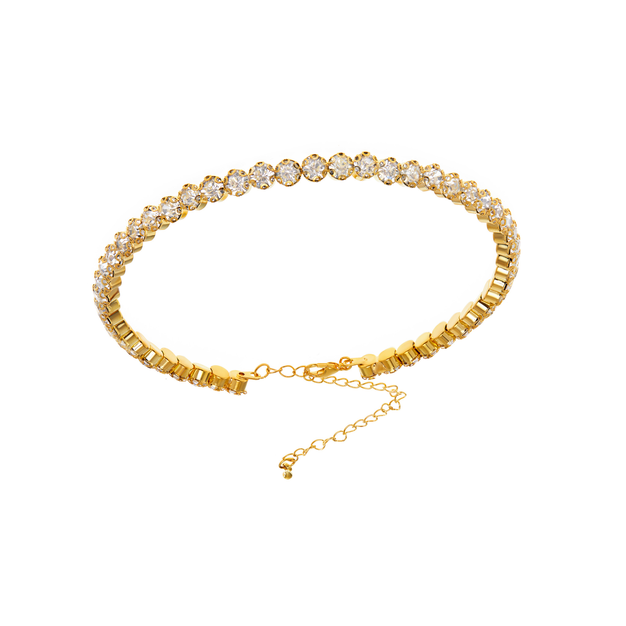 Колье Crystal Choker – Gold купить онлайн по цене 6600 ₽ | Интернет-магазин  VIVA LA VIKA