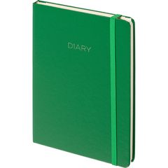 Ежедневник недатированный зеленый, А5 136 л., Diary, ATTACHE