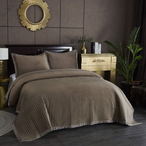 Покрывало 240х260 и 2 наволочки 50х70 Sofi De MarkO Лоретта Капучино