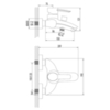 Lemark Atlantiss LM3202C Смеситель для ванны Хром