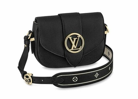 Сумка Louis Vuitton Pont 9 Soft PM черный