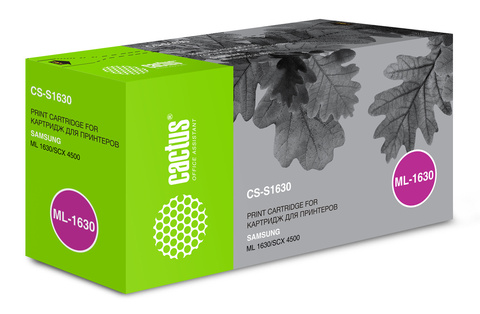 Картридж лазерный Cactus CS-S1630 ML-D1630A черный (2000стр.) для Samsung ML1630, 1630W, SCX4500