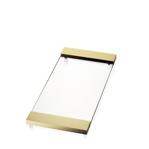 Decor Walther 0848822 Decor Walther Classic Tab 37 Лоток универсальный 37x17см, прозрачное стекло, цвет: золото
