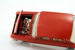 Moskvich-408 red 4 headlamp (plastic bottom) Agat Tantal Made in USSR 1:43