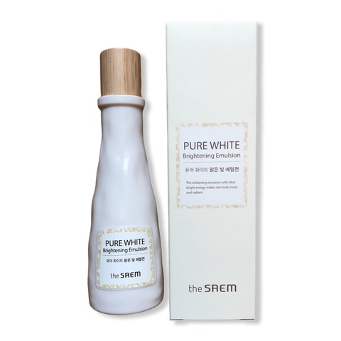 THE SAEM PURE WHITE BRIGHTENING EMULSION 140ML