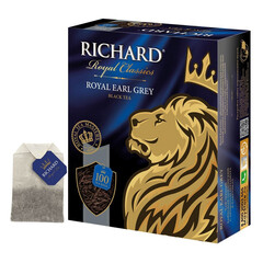 Чай Richard Royal Earl Grey черный, 100 пак 13944