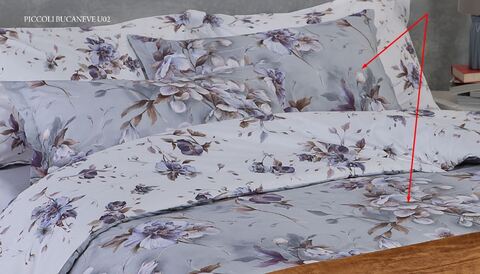 Постельное белье 2 спальное евро Mirabello Bucaneve 02U Azzurro