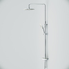 Am.Pm F0780200 Like. душ.система: верхн.душ 250мм. ручной душ 120 мм. 3 функции. душ.штанга 1030-1460 мм.