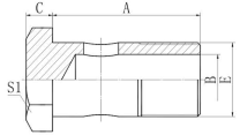 Фитинг BANJO BOLT G1/8 POWERMASTER
