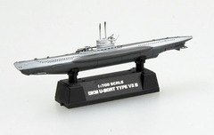 Модель Подводная лодка U7B масштаб 1:700 ВМФ Германии