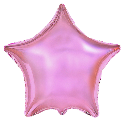 Звезда Розовый металлик, 45 см