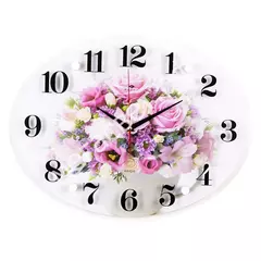 Часы настенные 3546-017 "Нежный букет"