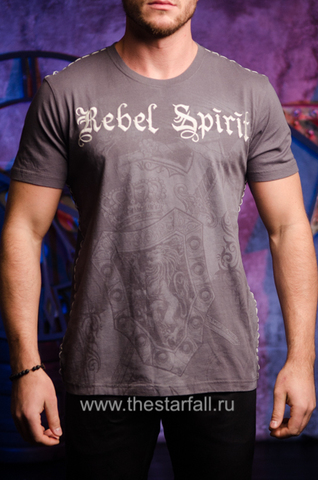 Rebel Spirit | Футболка мужская SSK121426 перед на модели